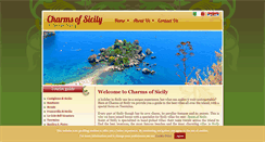 Desktop Screenshot of charmsofsicily.com
